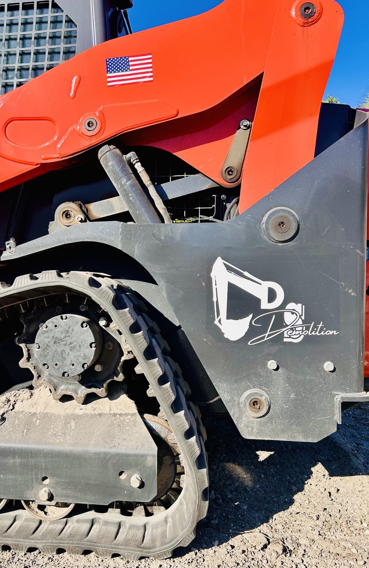 DS Demolition compact track loader on-site